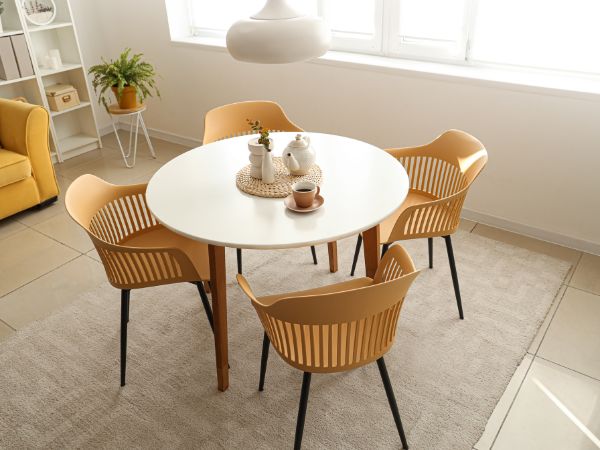 modern dining table and chairs by get furniture home furniture manufacturer in delhi