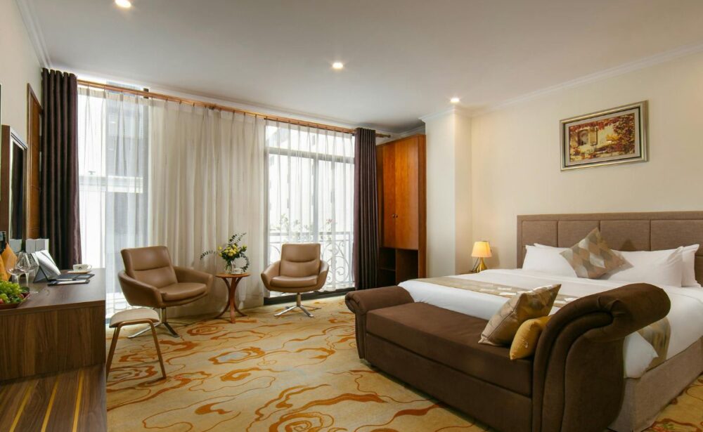 Luxury hotel room by Get Furniture, trusted hotel furniture manufacturer in Delhi